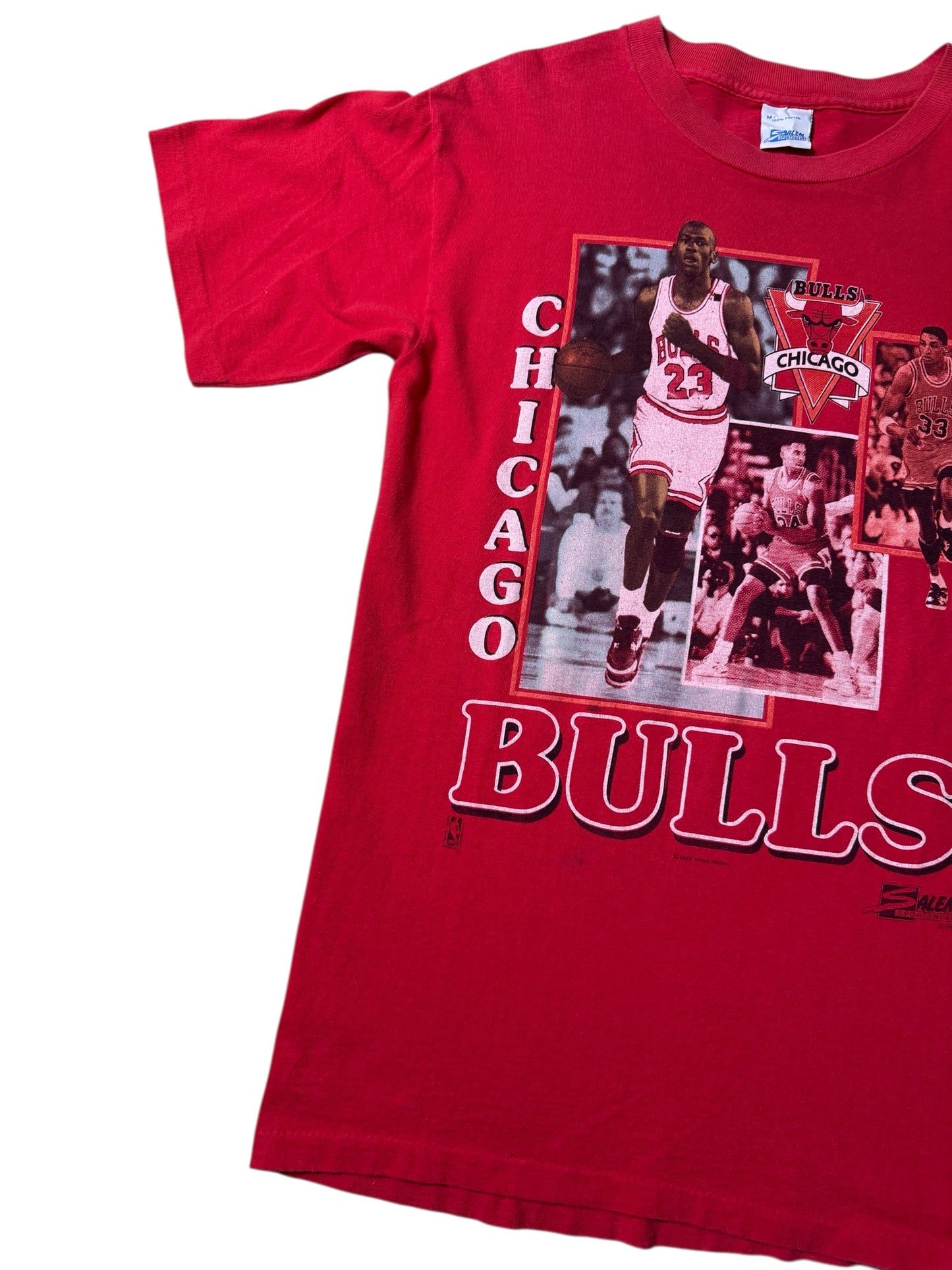 Vintage 90s Chicago Bulls Michael Jordan Tee Salem Sportswear