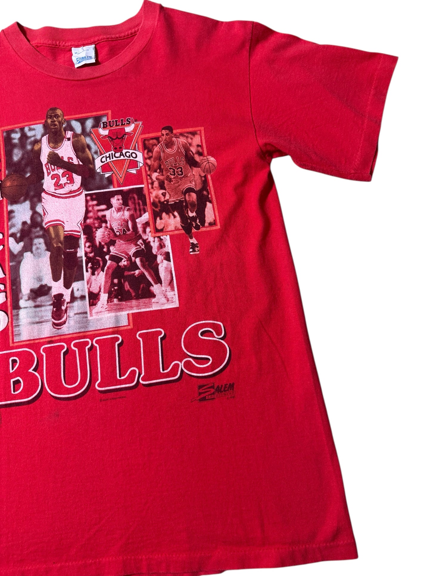 Vintage 90s Chicago Bulls Michael Jordan Tee Salem Sportswear