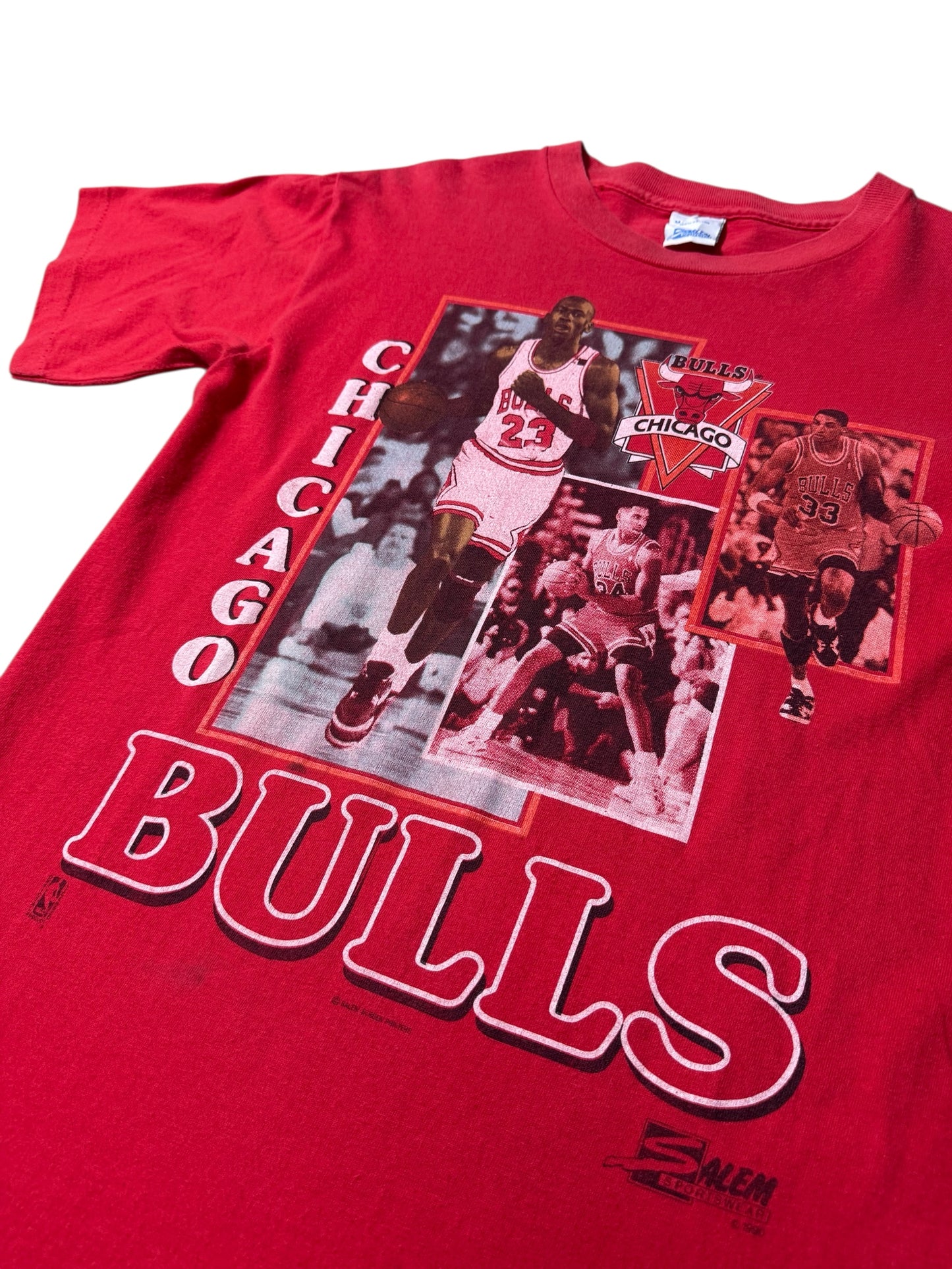 Vintage 90s Chicago Bulls Michael Jordan Tee Salem Sportswear