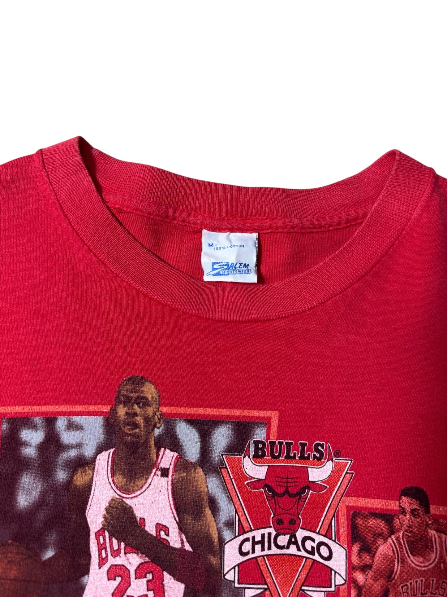Vintage 90s Chicago Bulls Michael Jordan Tee Salem Sportswear