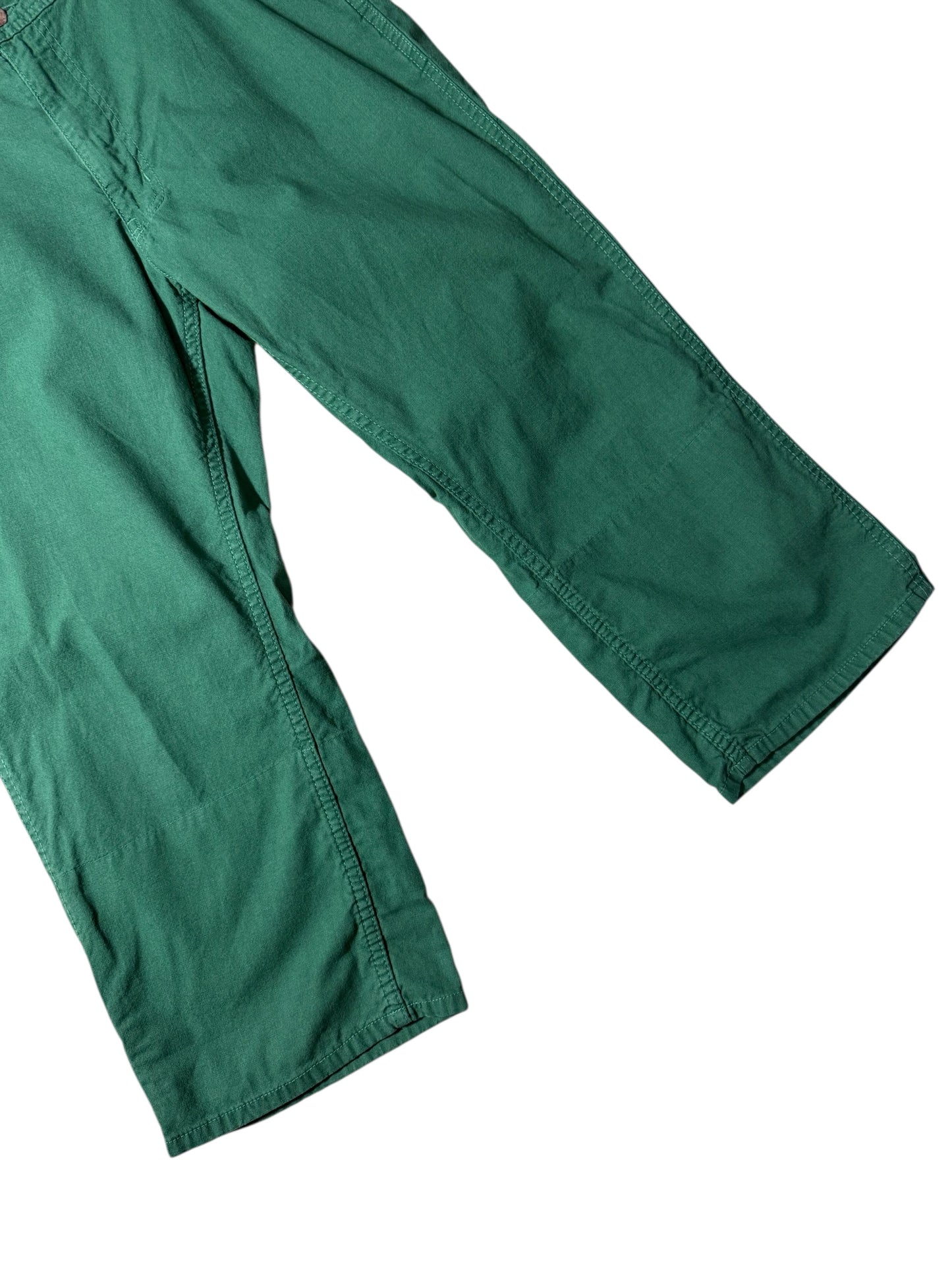 Beams Japan Workwear Painter Pants Forest Green Wide Relaxed Fit