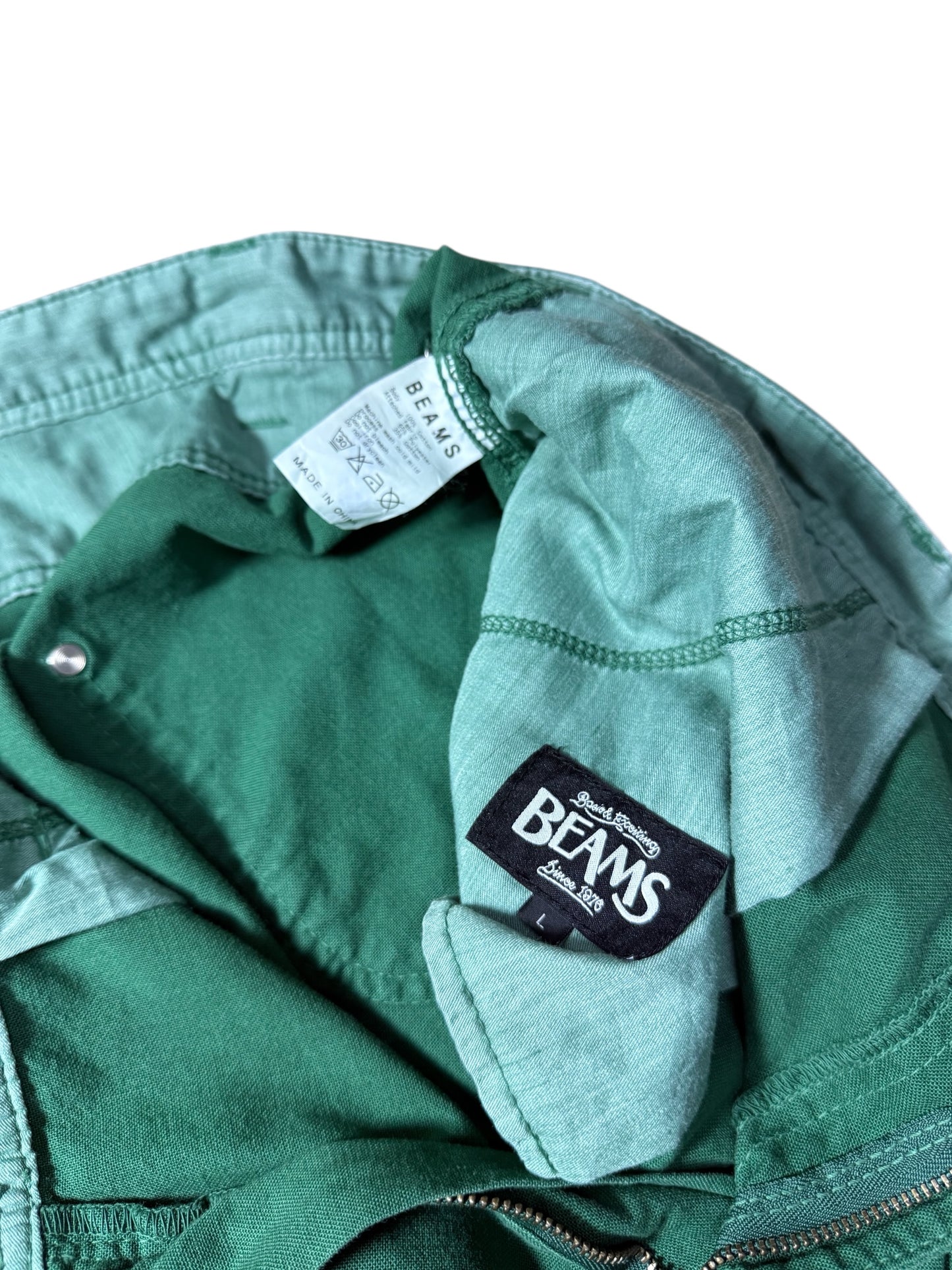 Beams Japan Workwear Painter Pants Forest Green Wide Relaxed Fit