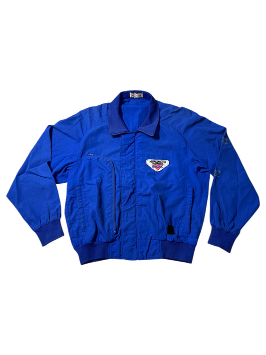 Vintage Ajinomoto Honda Racing Nylon Jacket Japanese Motorsport Promo Jacket Y2K Style