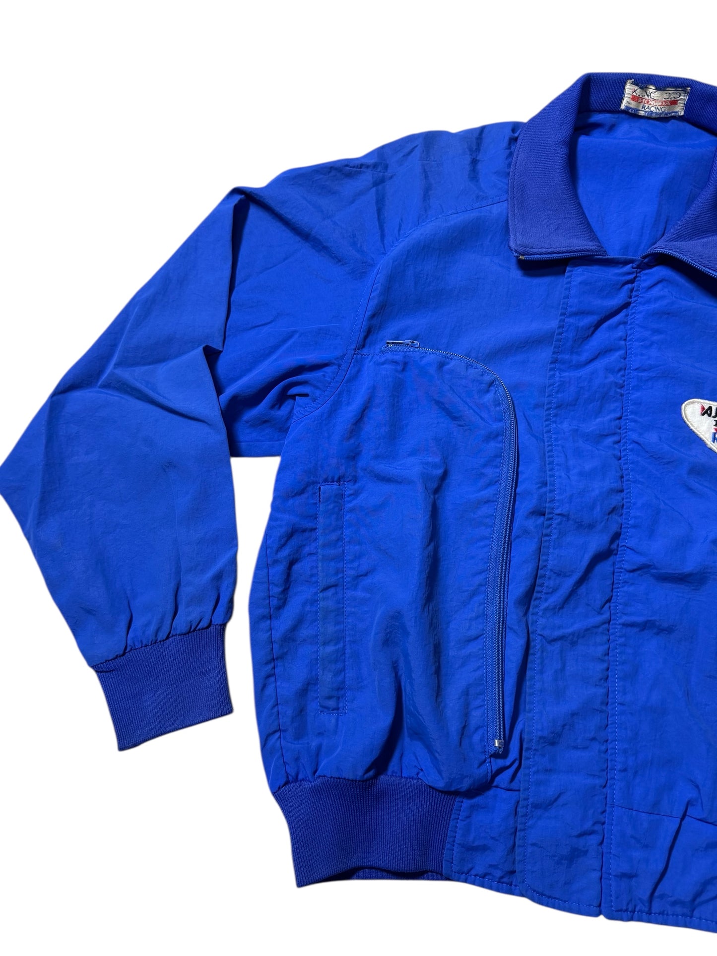 Vintage Ajinomoto Honda Racing Nylon Jacket Japanese Motorsport Promo Jacket Y2K Style