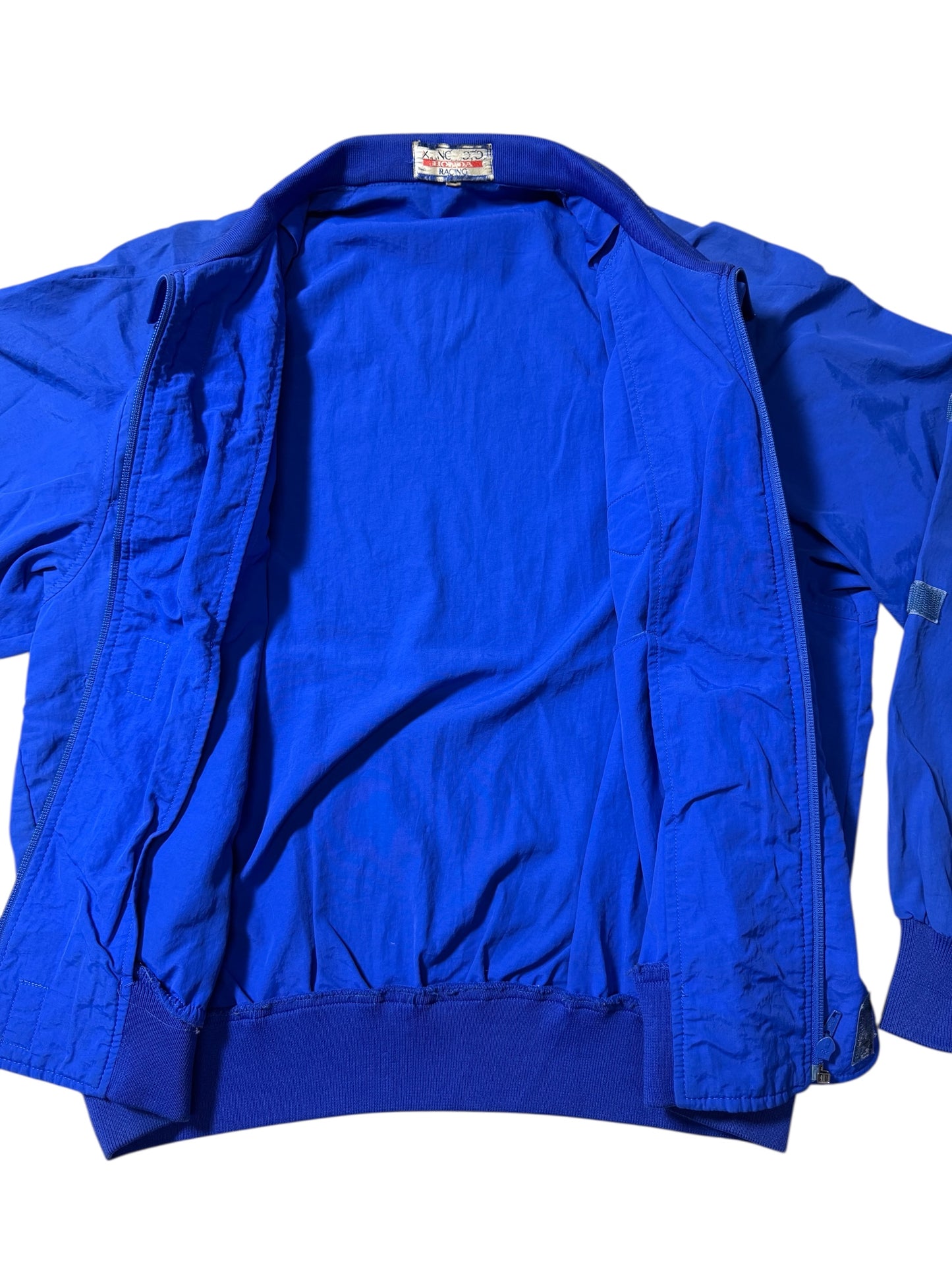 Vintage Ajinomoto Honda Racing Nylon Jacket Japanese Motorsport Promo Jacket Y2K Style