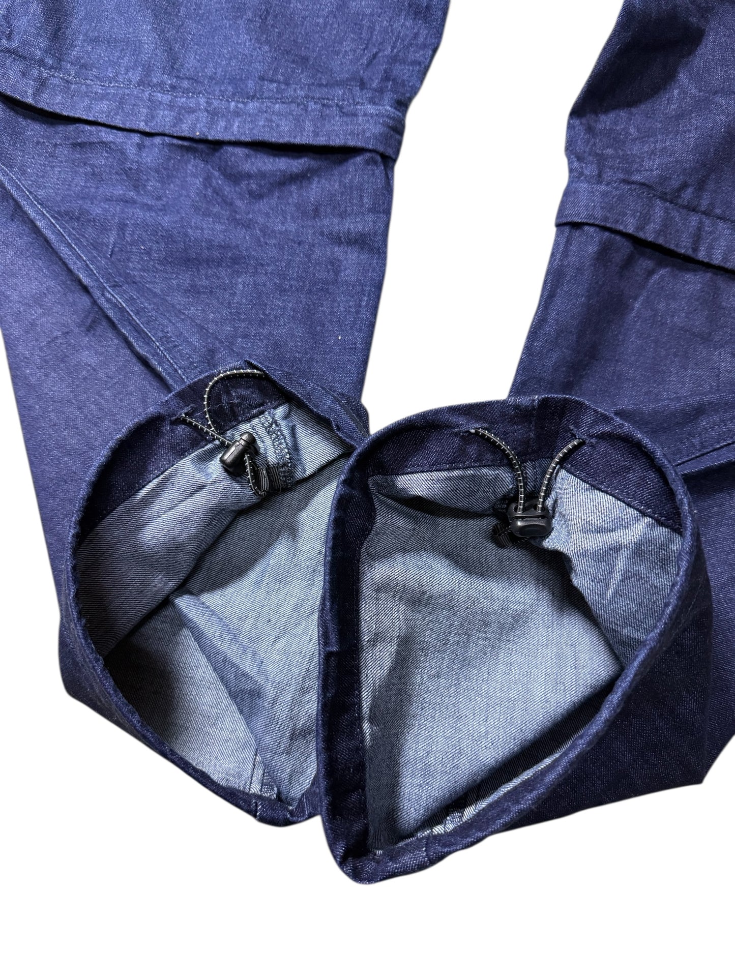 Camp7 Convertible Zip-Off Denim Cargo Pants 2-Way Trek Pants Utility Outdoor Gorpcore