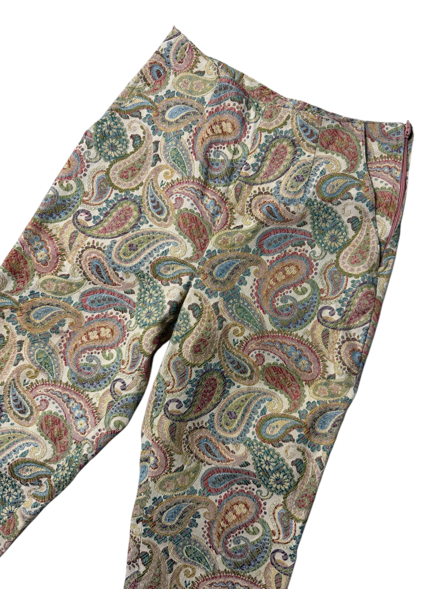 Vintage 1980s MAG DELEINE Paris Paisley Trousers