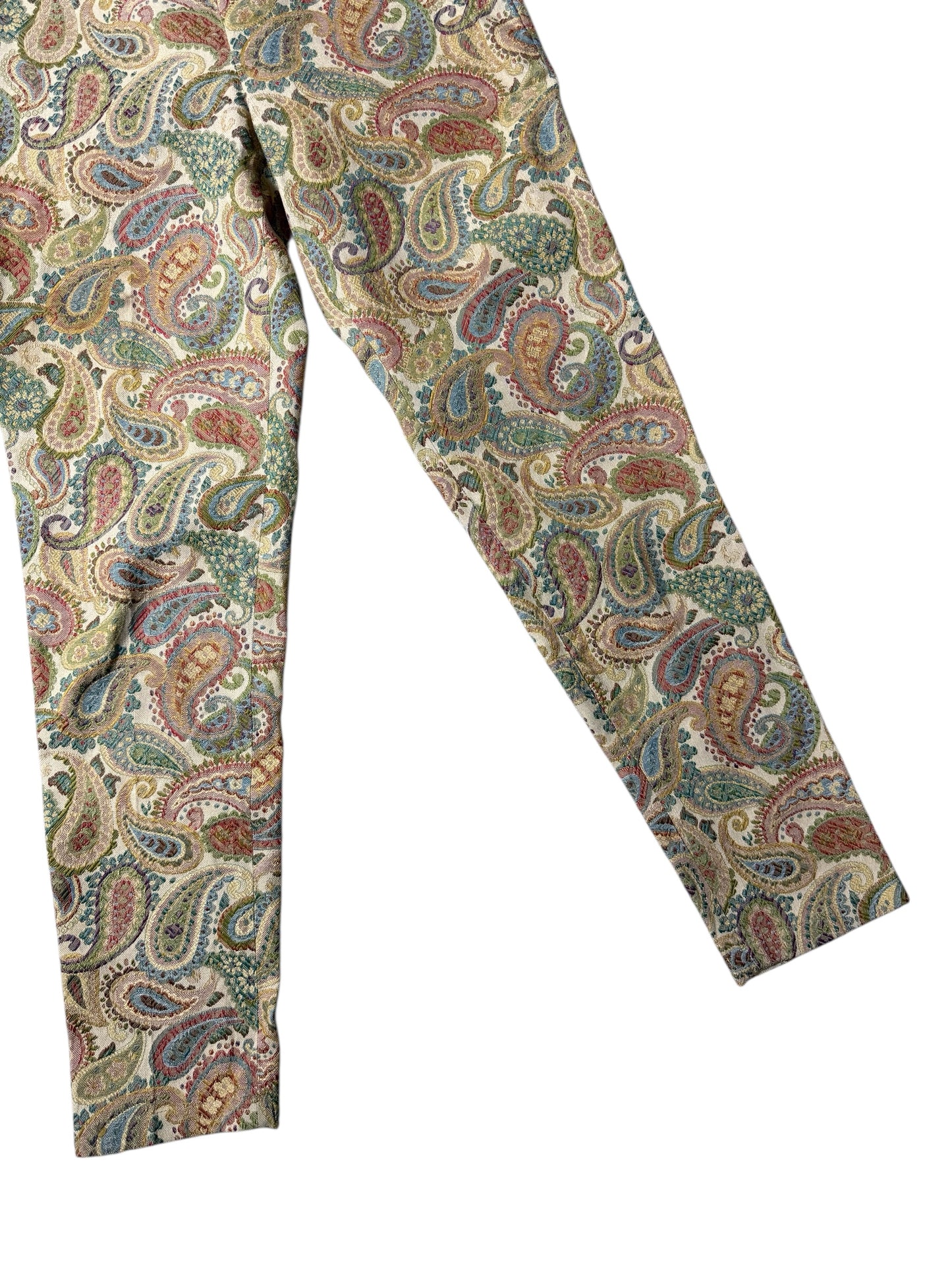 Vintage 1980s MAG DELEINE Paris Paisley Trousers