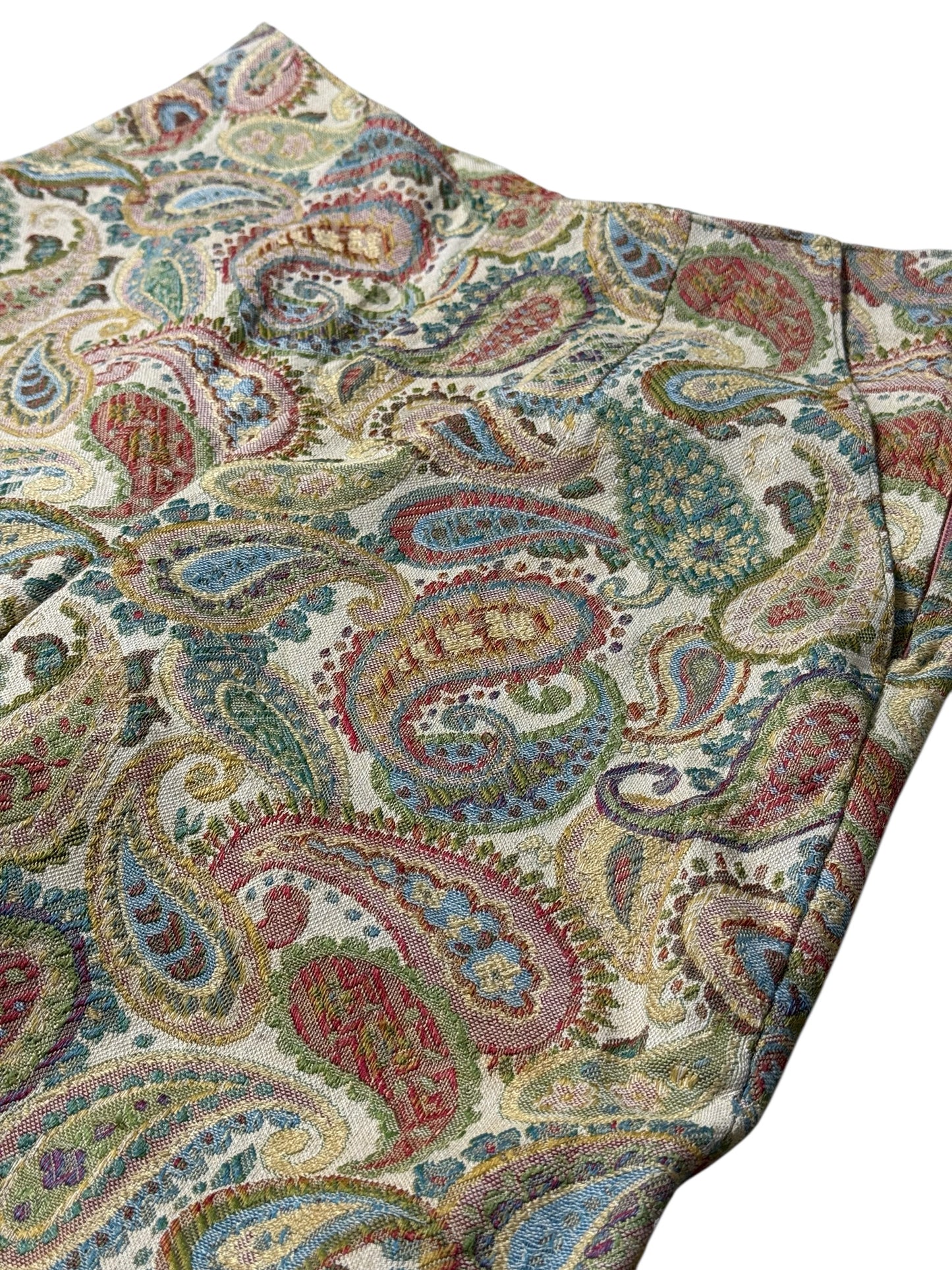 Vintage 1980s MAG DELEINE Paris Paisley Trousers