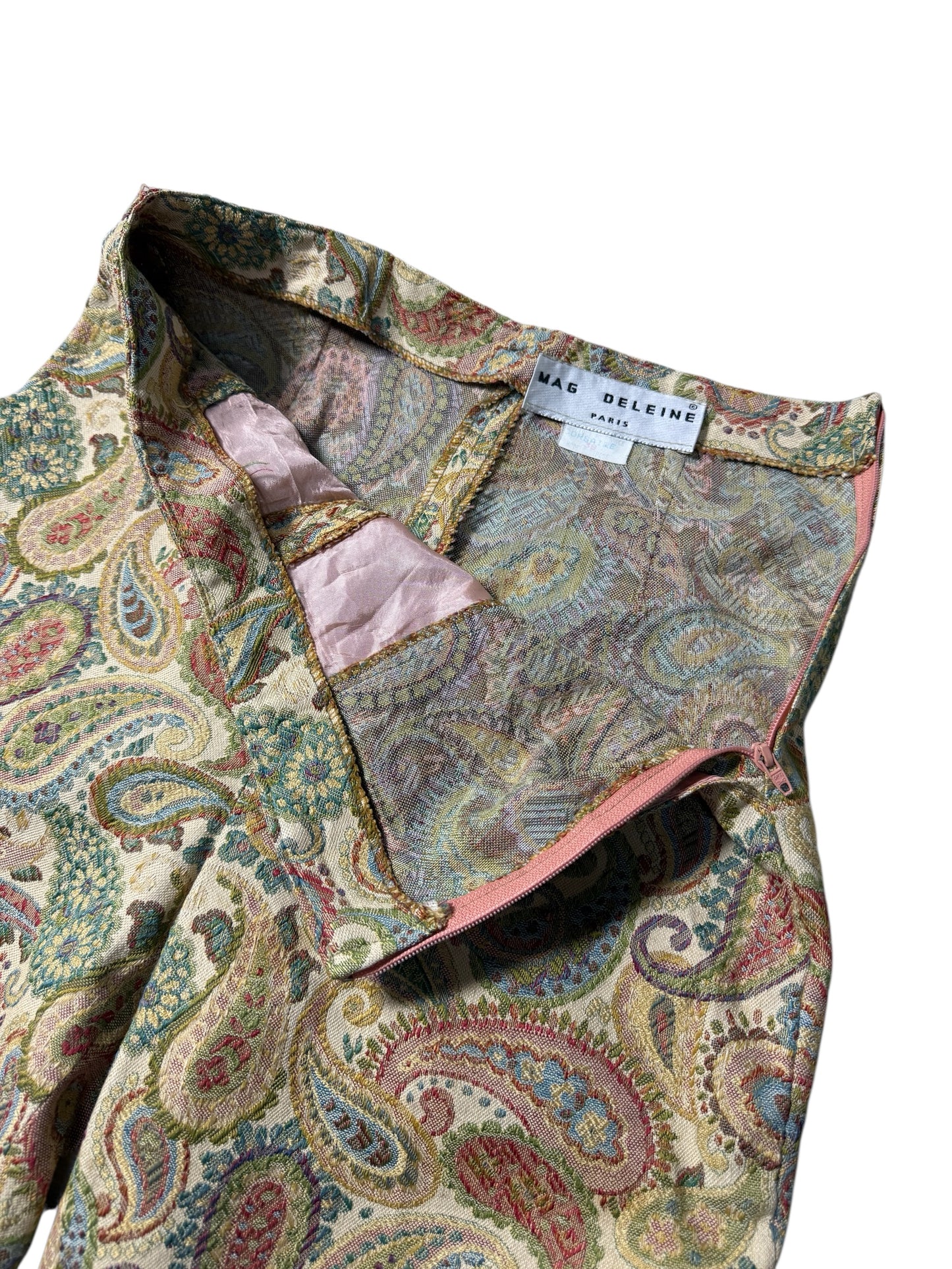 Vintage 1980s MAG DELEINE Paris Paisley Trousers