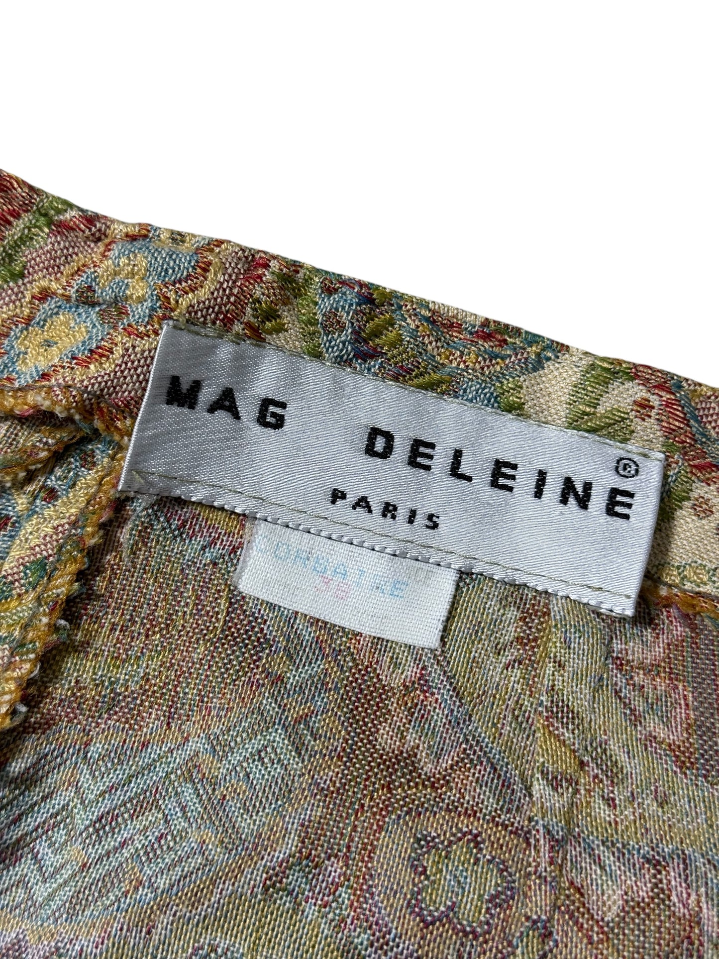 Vintage 1980s MAG DELEINE Paris Paisley Trousers