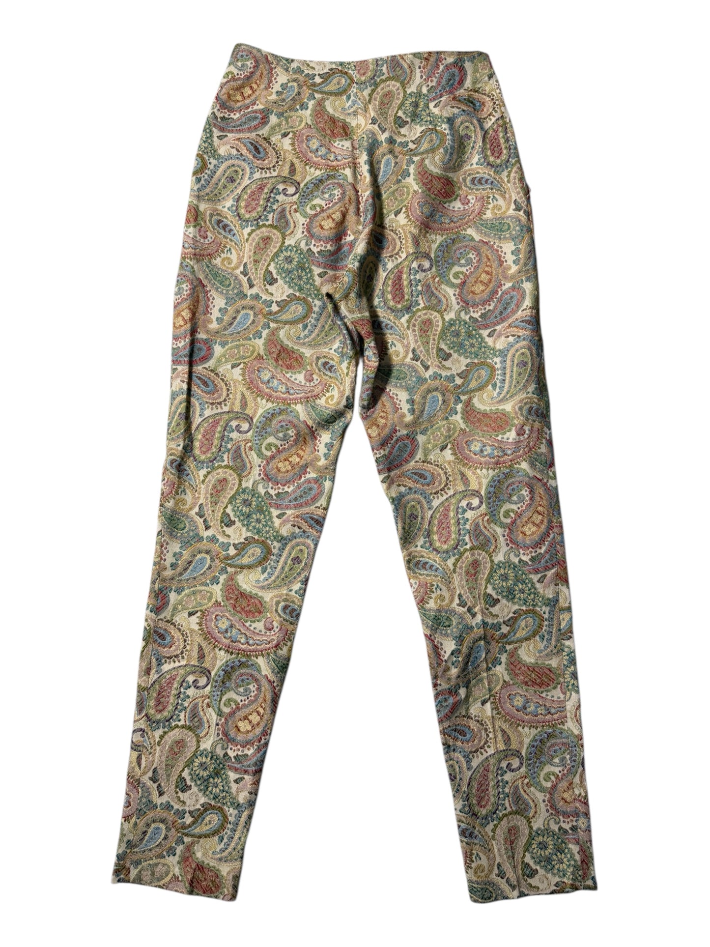 Vintage 1980s MAG DELEINE Paris Paisley Trousers