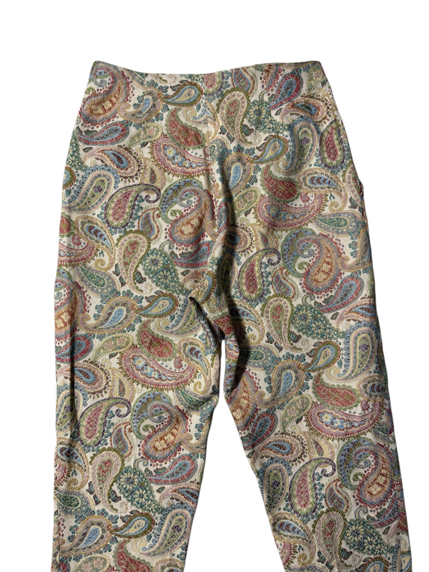 Vintage 1980s MAG DELEINE Paris Paisley Trousers