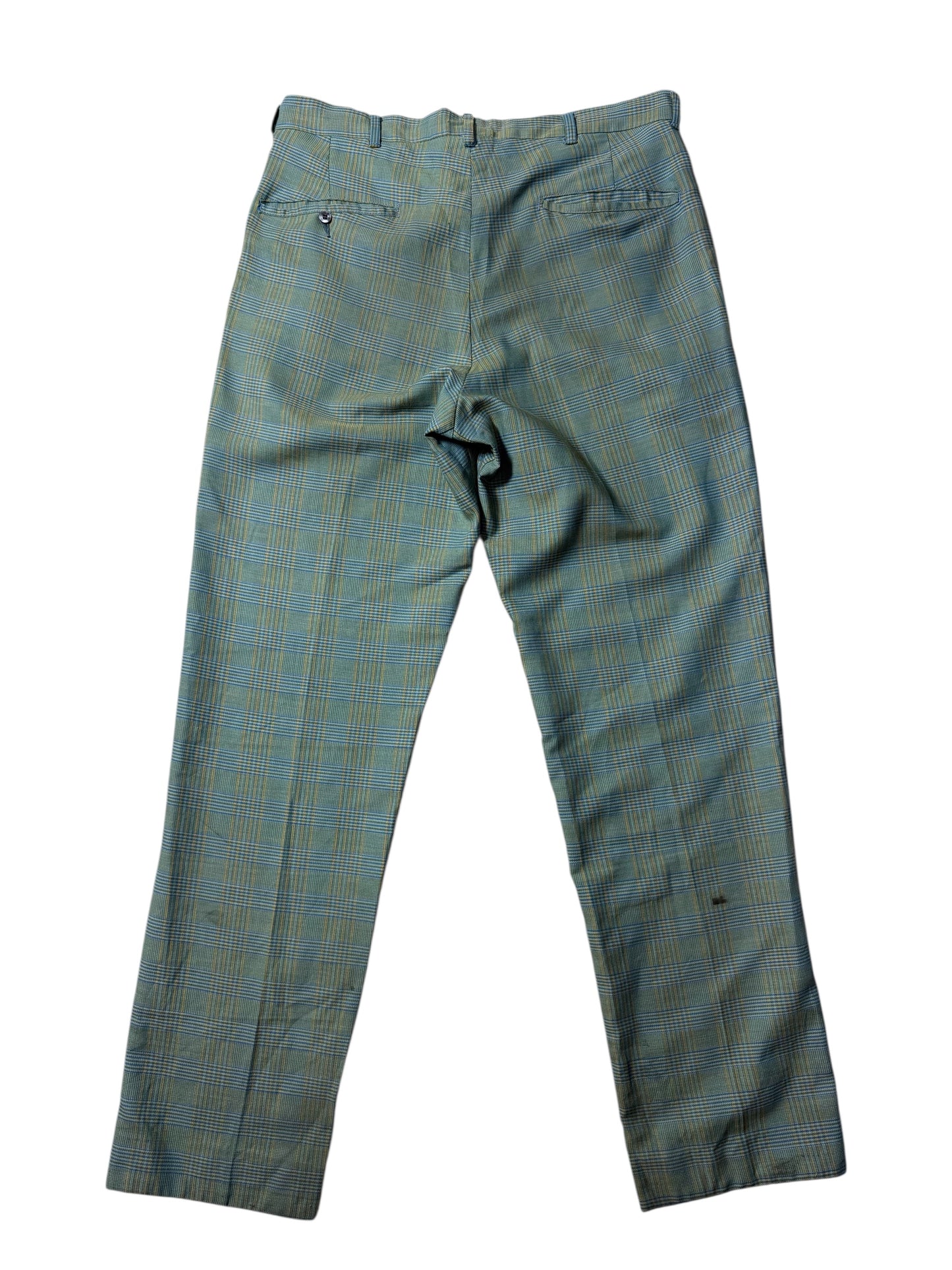 Vintage 1960s-70s Plaid Trousers