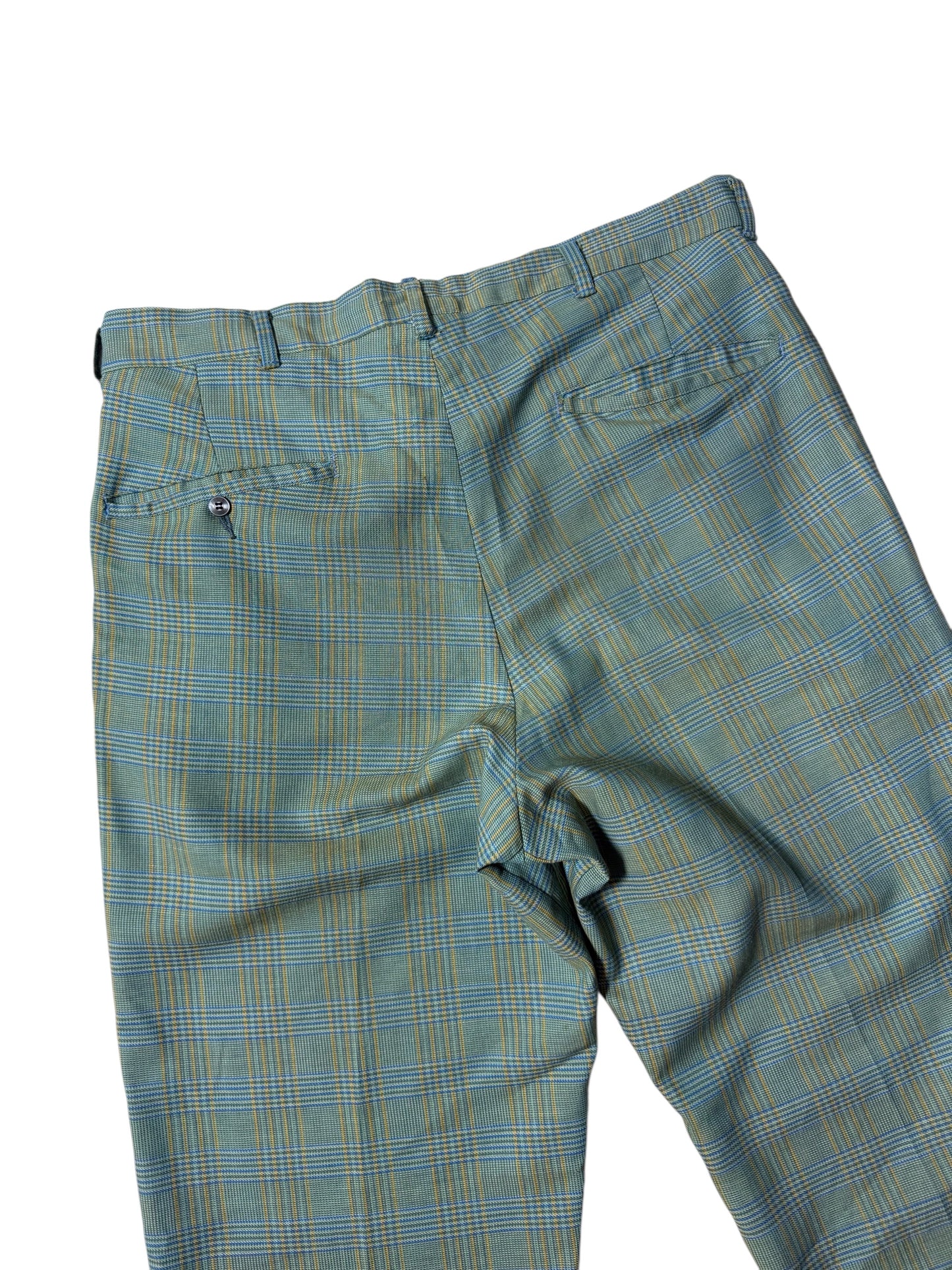 Vintage 1960s-70s Plaid Trousers
