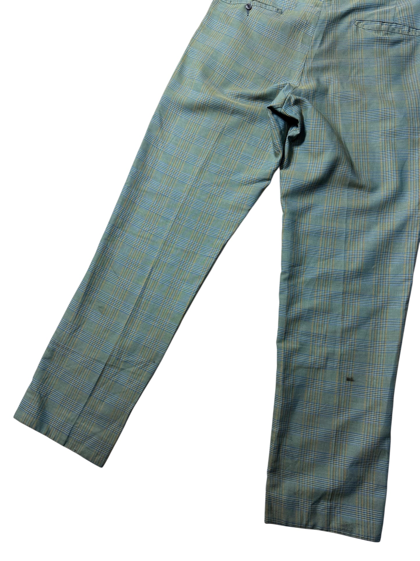 Vintage 1960s-70s Plaid Trousers