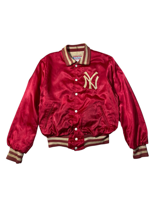 True Vintage 1960s Empire Sporting Goods NY Satin Varsity Jacket New York Yankees Style