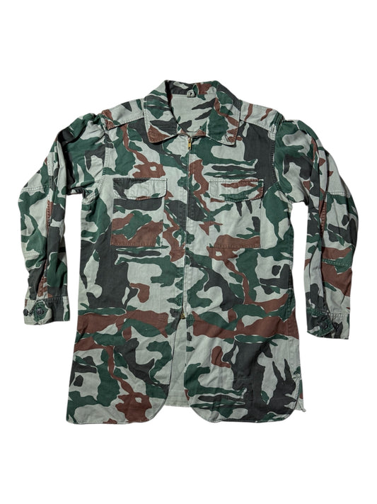 1970s–80s Japan Defense Agency Camo Work Jacket JDA Military Zip Jacket