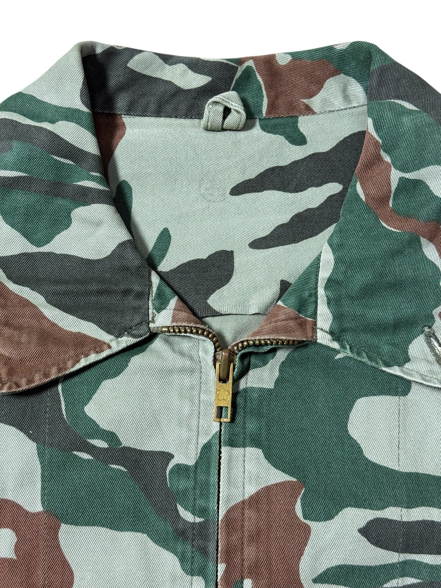 1970s–80s Japan Defense Agency Camo Work Jacket JDA Military Zip Jacket