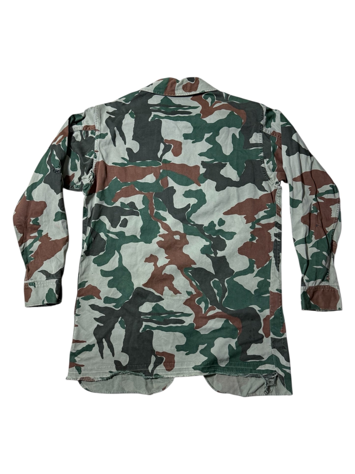 1970s–80s Japan Defense Agency Camo Work Jacket JDA Military Zip Jacket