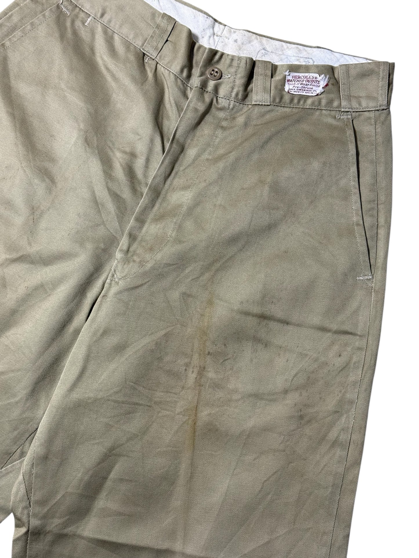 True Vintage 1940s–50s Hercules Work Trousers