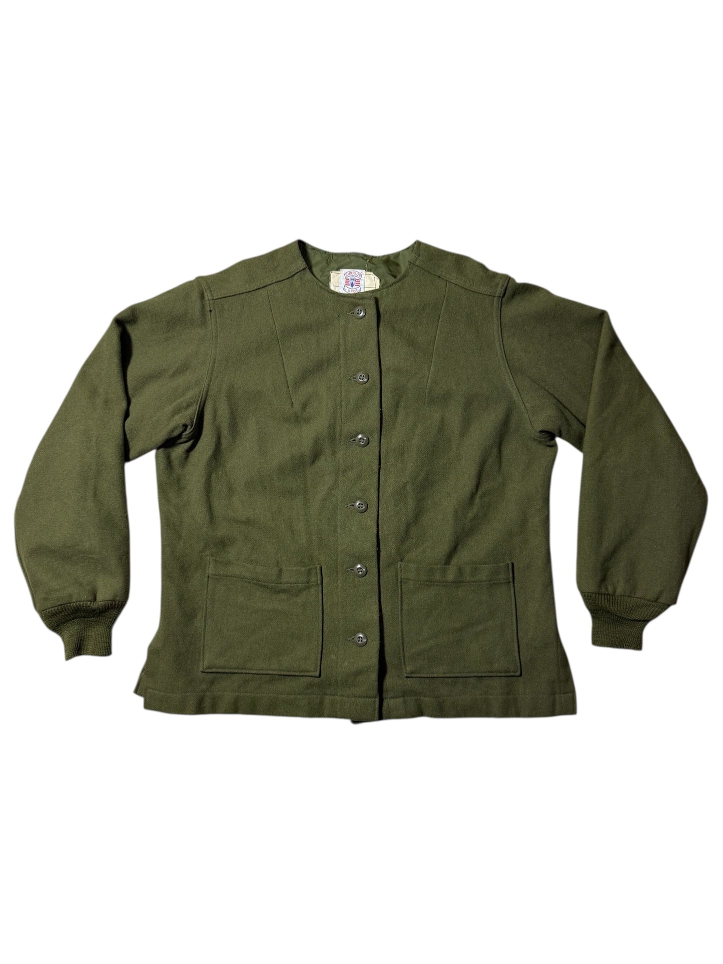 Vintage 1975 US Army Women’s OG-108 Field Coat Alpha Industries Military Surplus