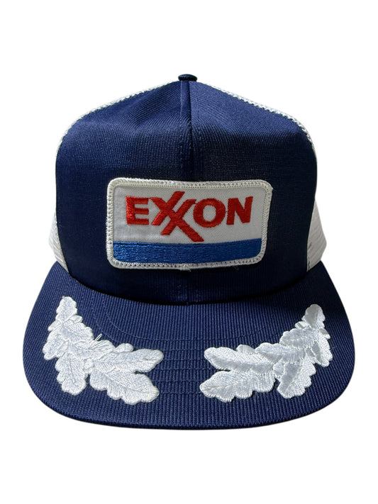 Vintage 1980s Exxon Trucker Cap Made in USA