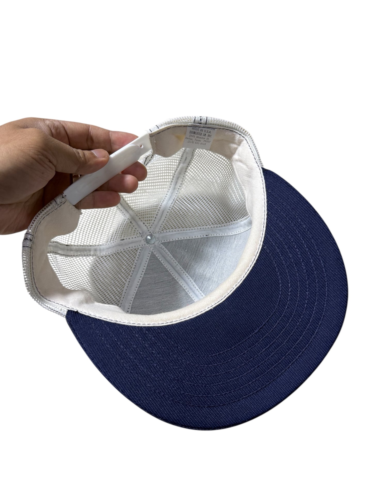 Vintage 1980s Exxon Trucker Cap Made in USA