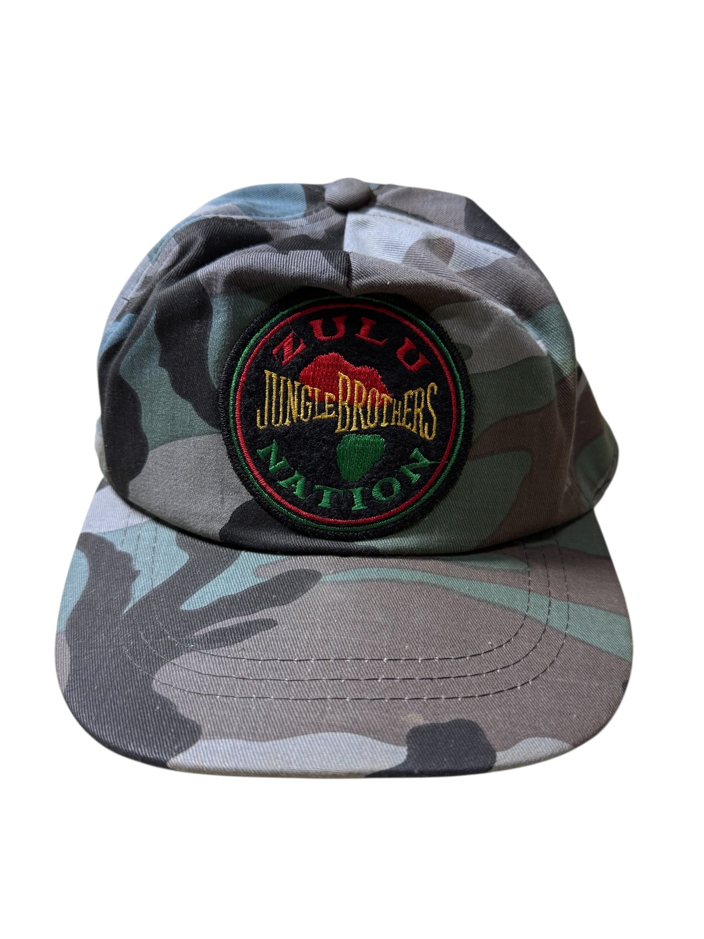 Vintage Zulu Nation Jungle Brothers Camo Cap Snapback