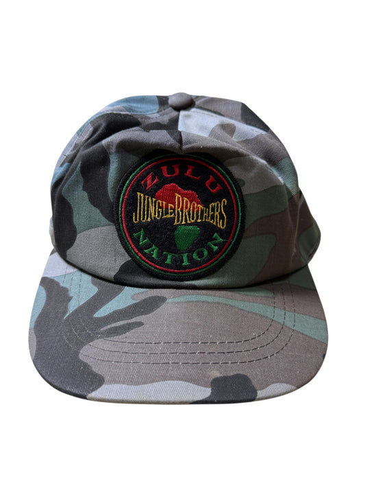 Vintage Zulu Nation Jungle Brothers Camo Cap Snapback