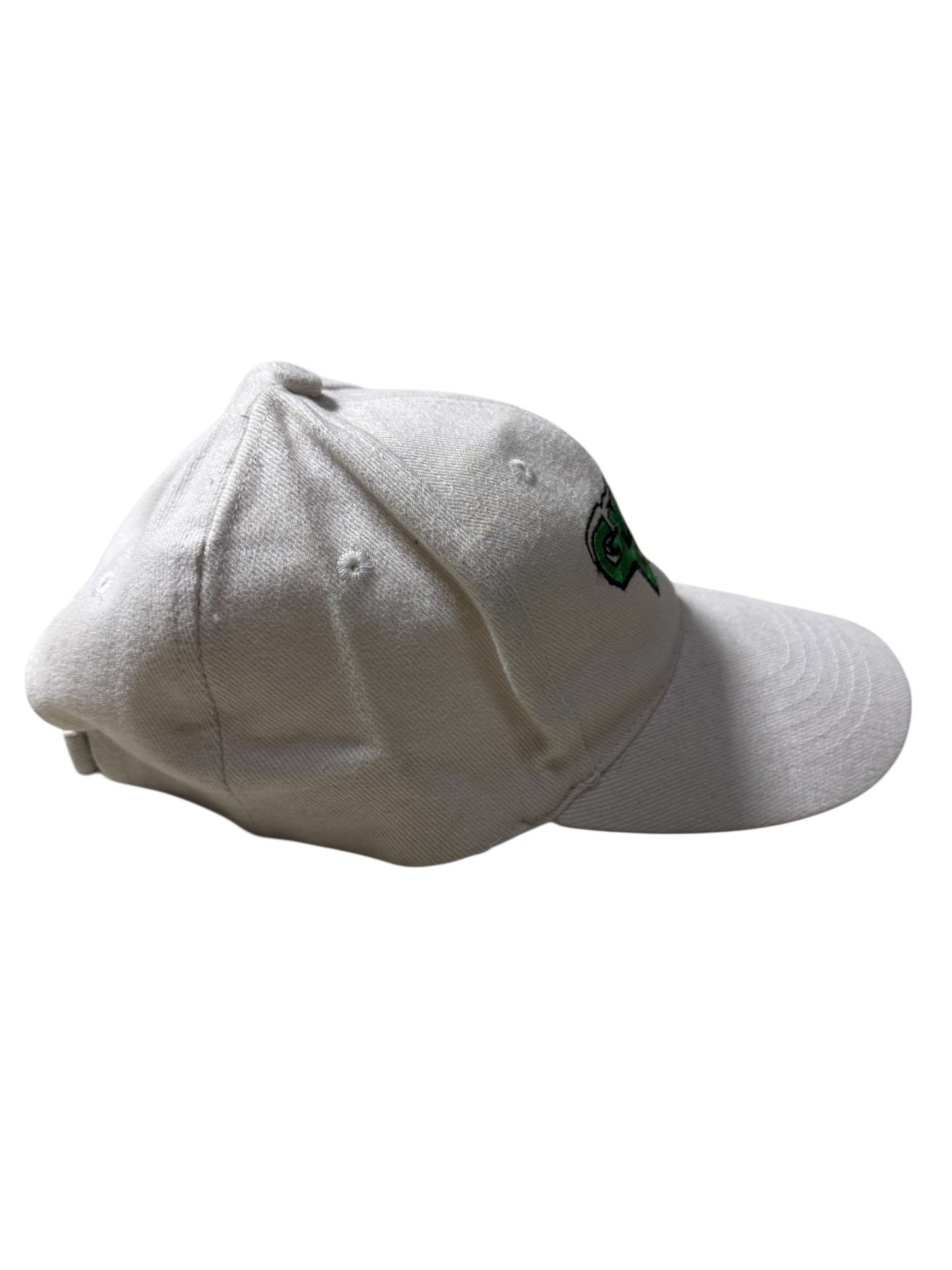 Vintage Green Day Band Cap White Strapback