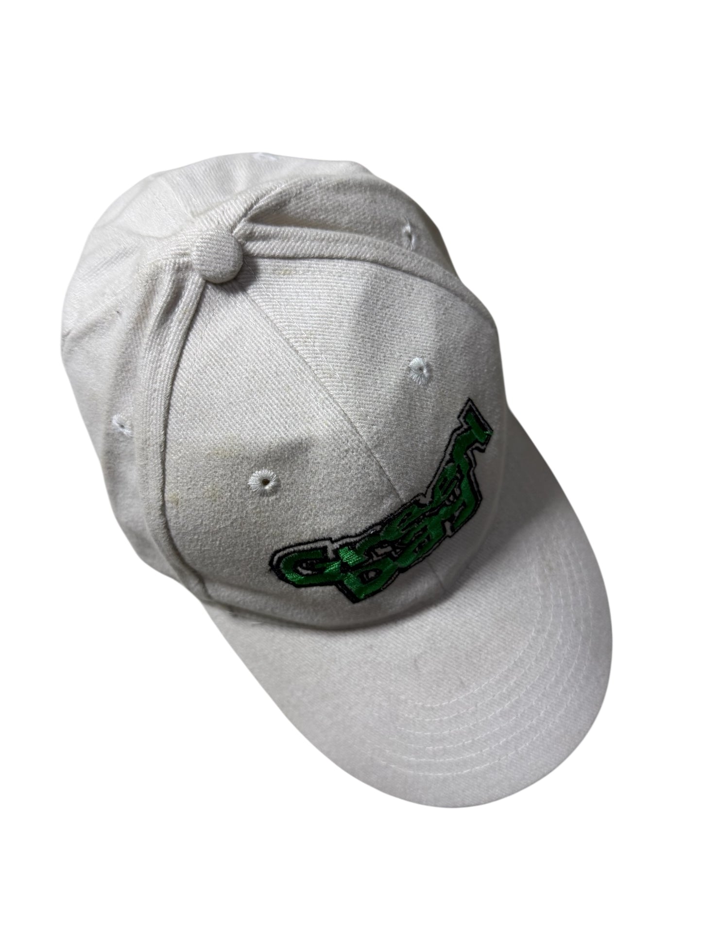 Vintage Green Day Band Cap White Strapback