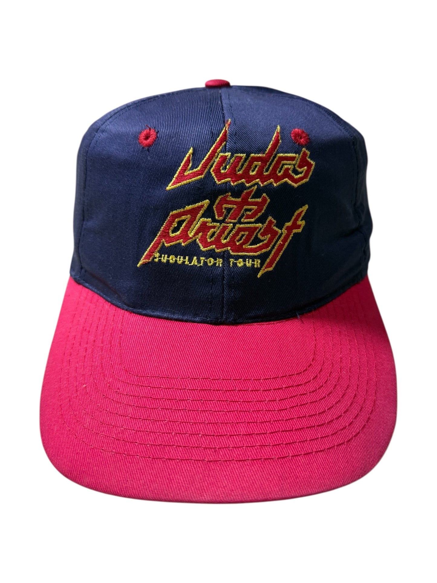 Vintage Judas Priest Embroidered Logo Snapback Cap