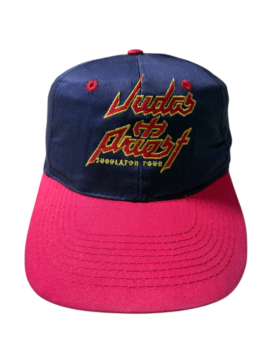 Vintage Judas Priest Embroidered Logo Snapback Cap