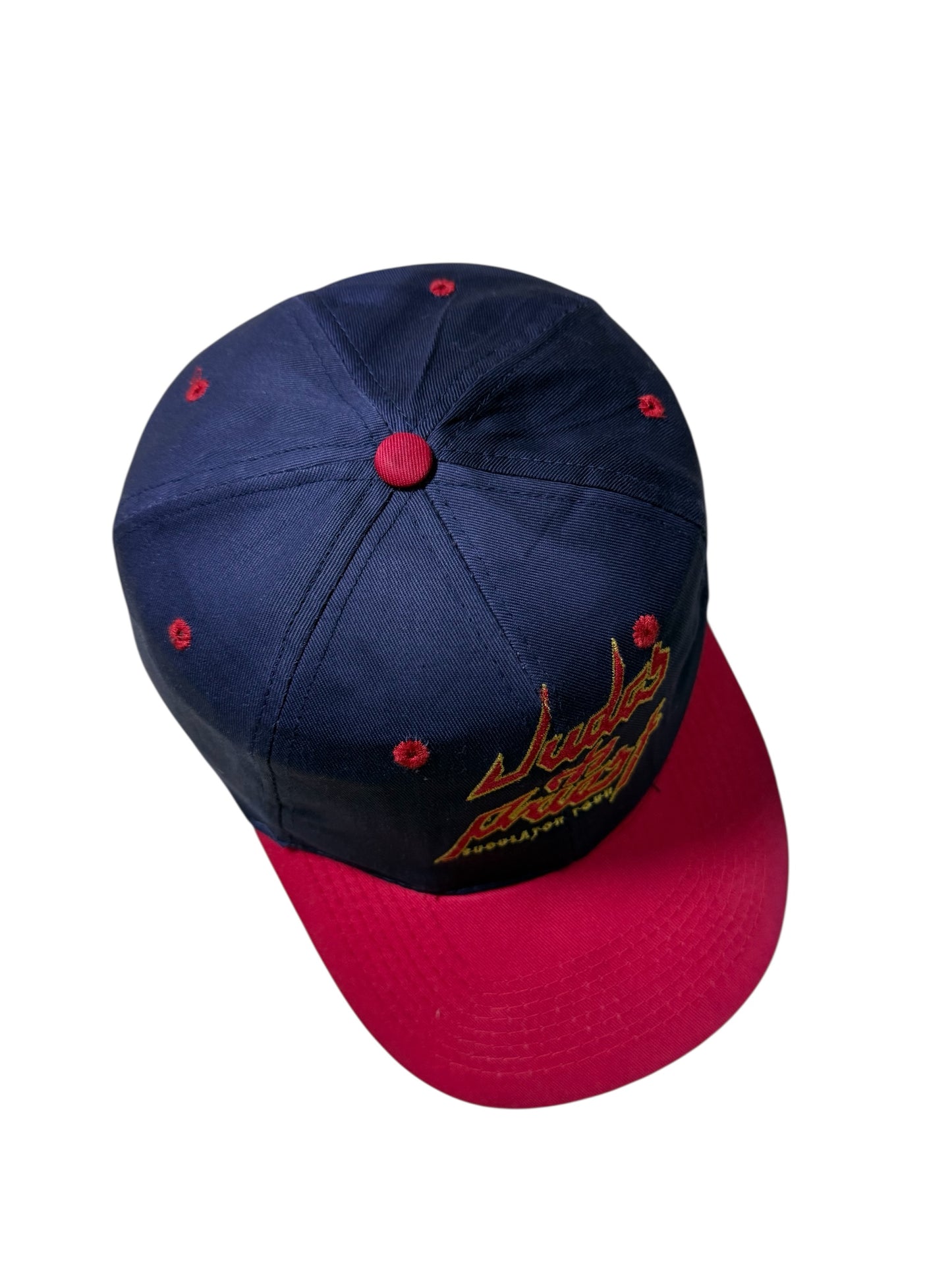 Vintage Judas Priest Embroidered Logo Snapback Cap