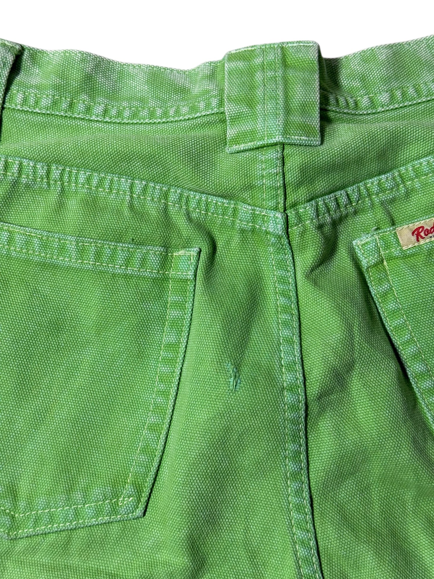 Japanese Brand Rodeo Crowns Green Cotton Jeans