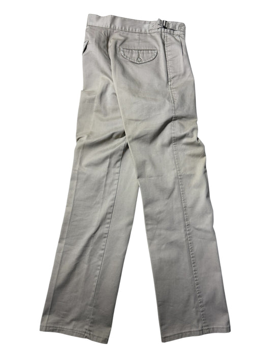 Vintage 1960s Brooks Brothers Brooksgate Cotton Trousers Side Adjusters Made in USA