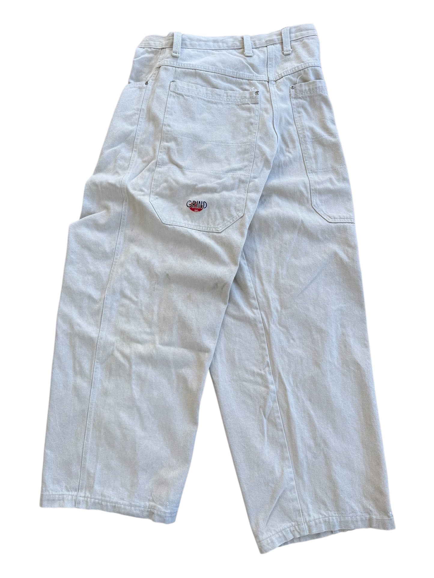 Vintage 1990s GRIND Skate Baggy Jeans Made in USA