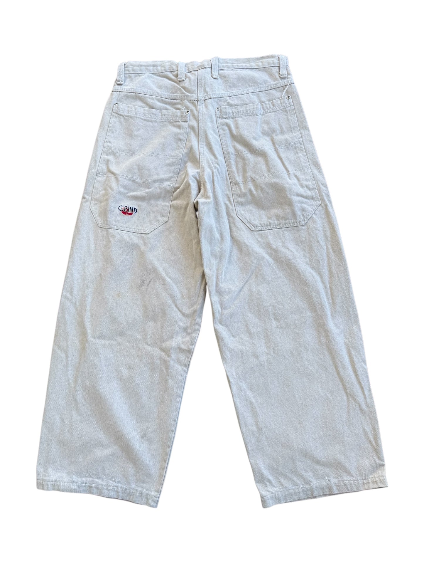 Vintage 1990s GRIND Skate Baggy Jeans Made in USA