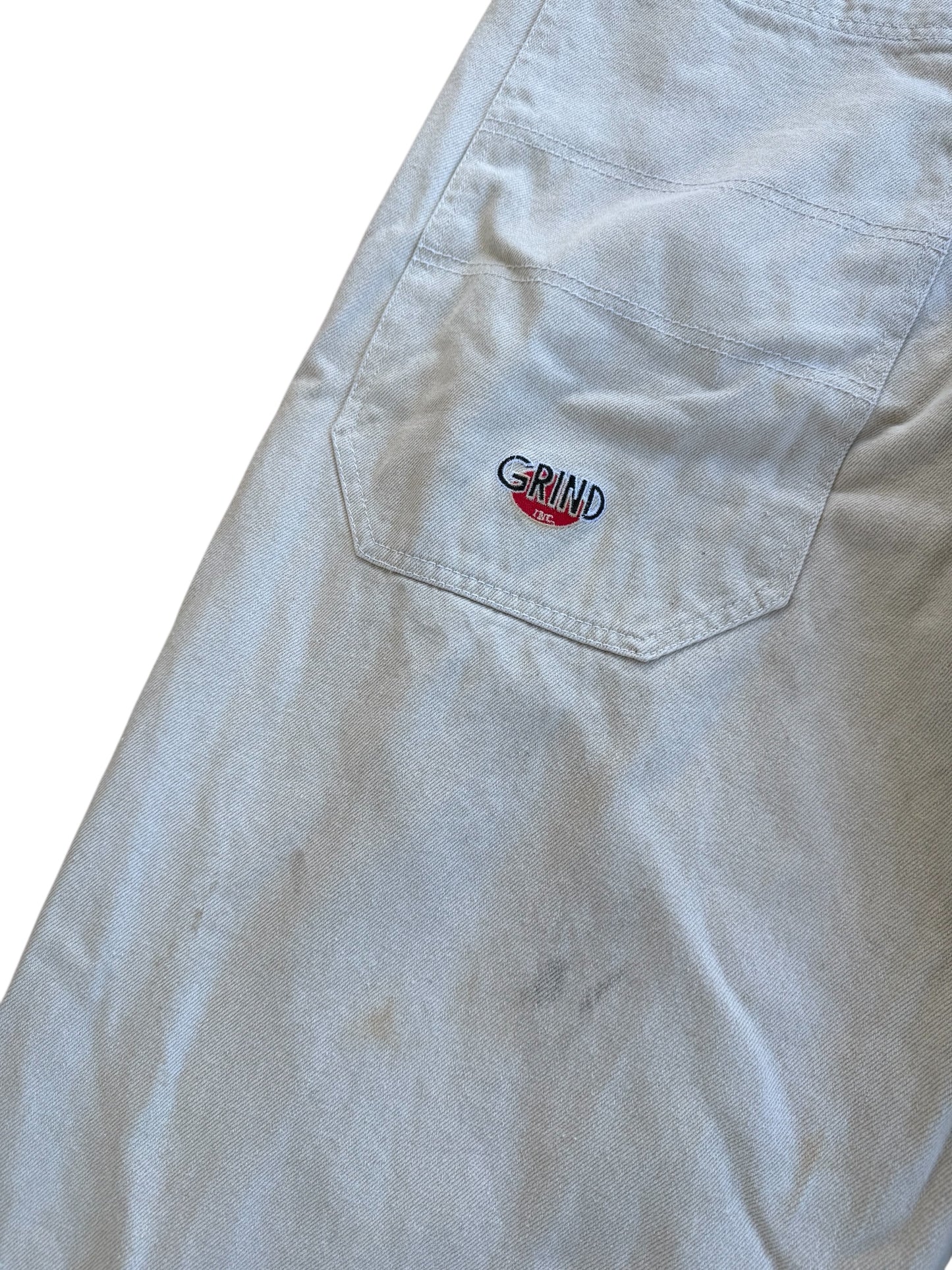 Vintage 1990s GRIND Skate Baggy Jeans Made in USA