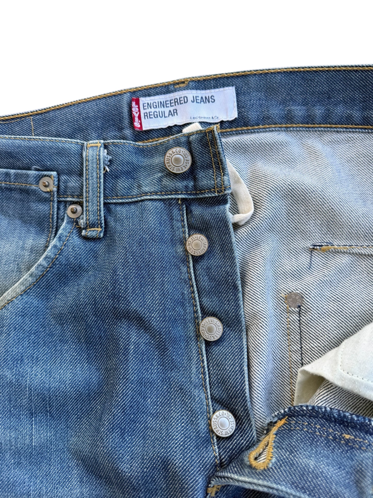 Y2K Levis Engineered Jeans Regular Made in Japan