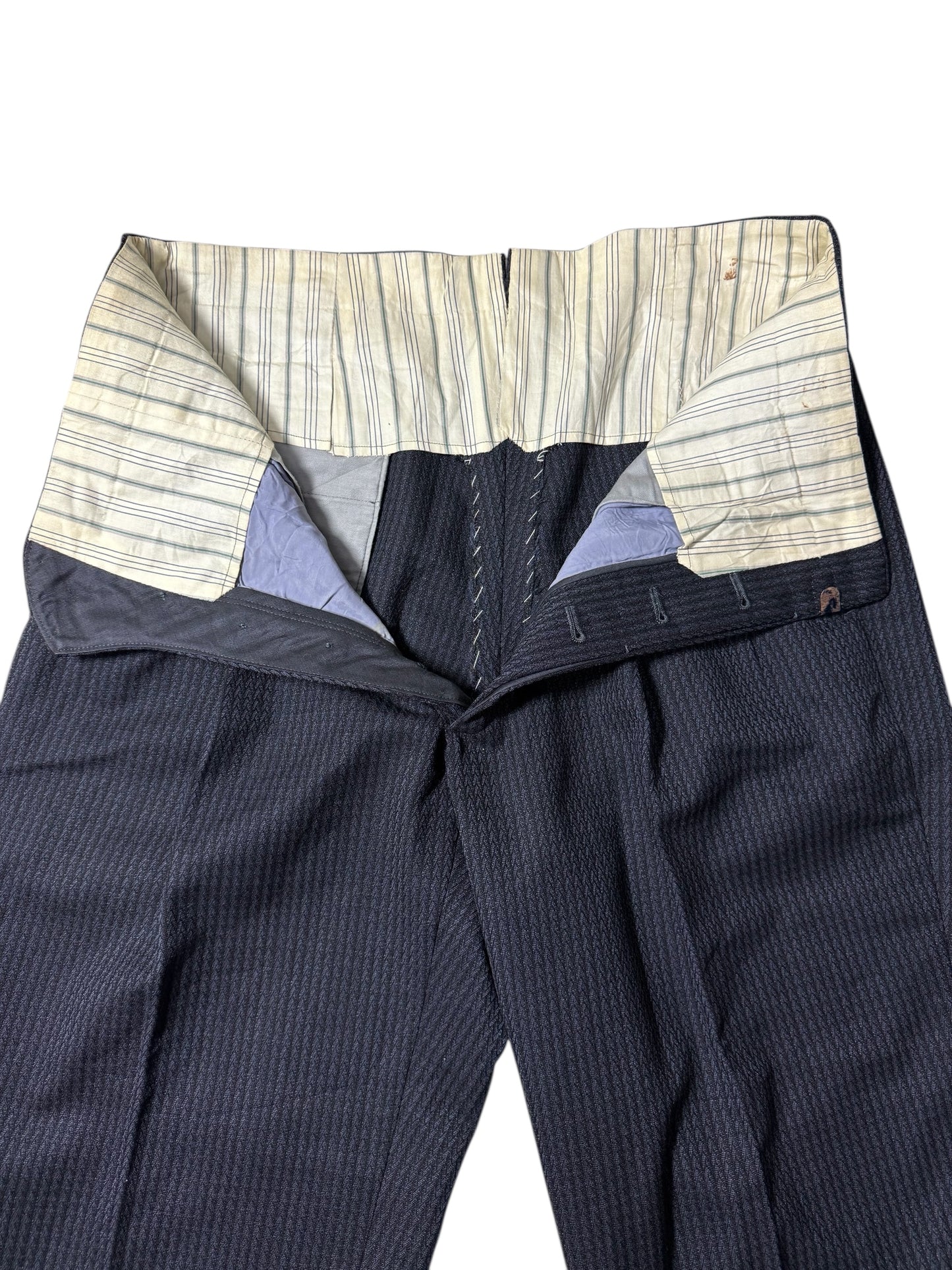 Vintage 1950s–60s Wool Tailored Trousers