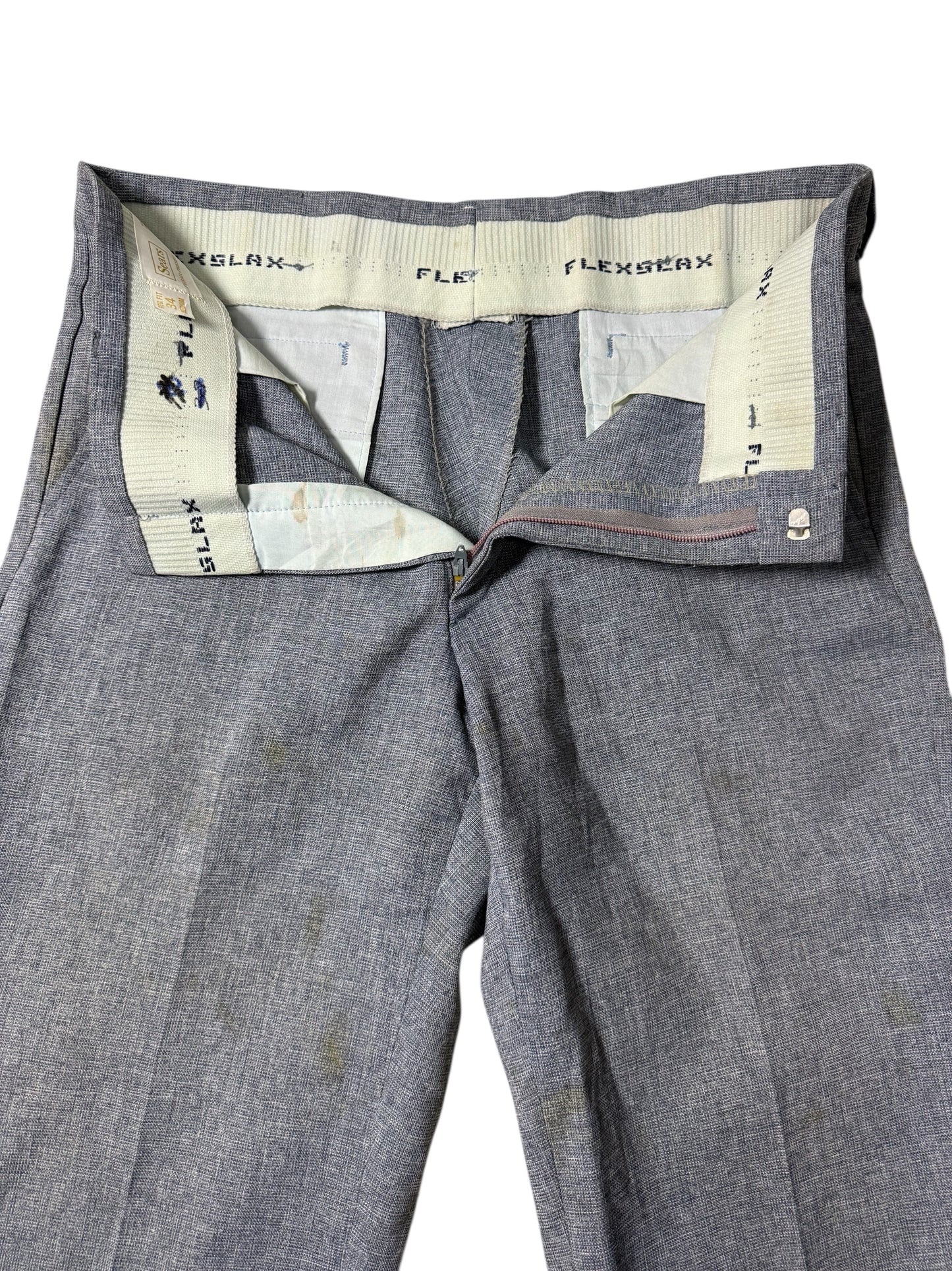 Vintage 1970s Sears Perma-Prest Flexamatic Trousers