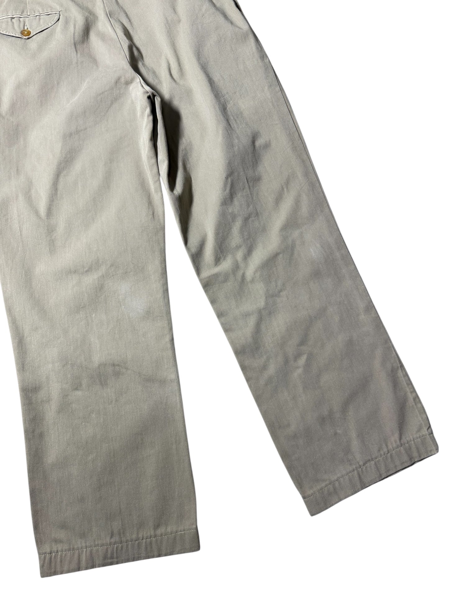 Vintage 1960s–70s Reminiscence by Stewart Richer Cotton Trousers