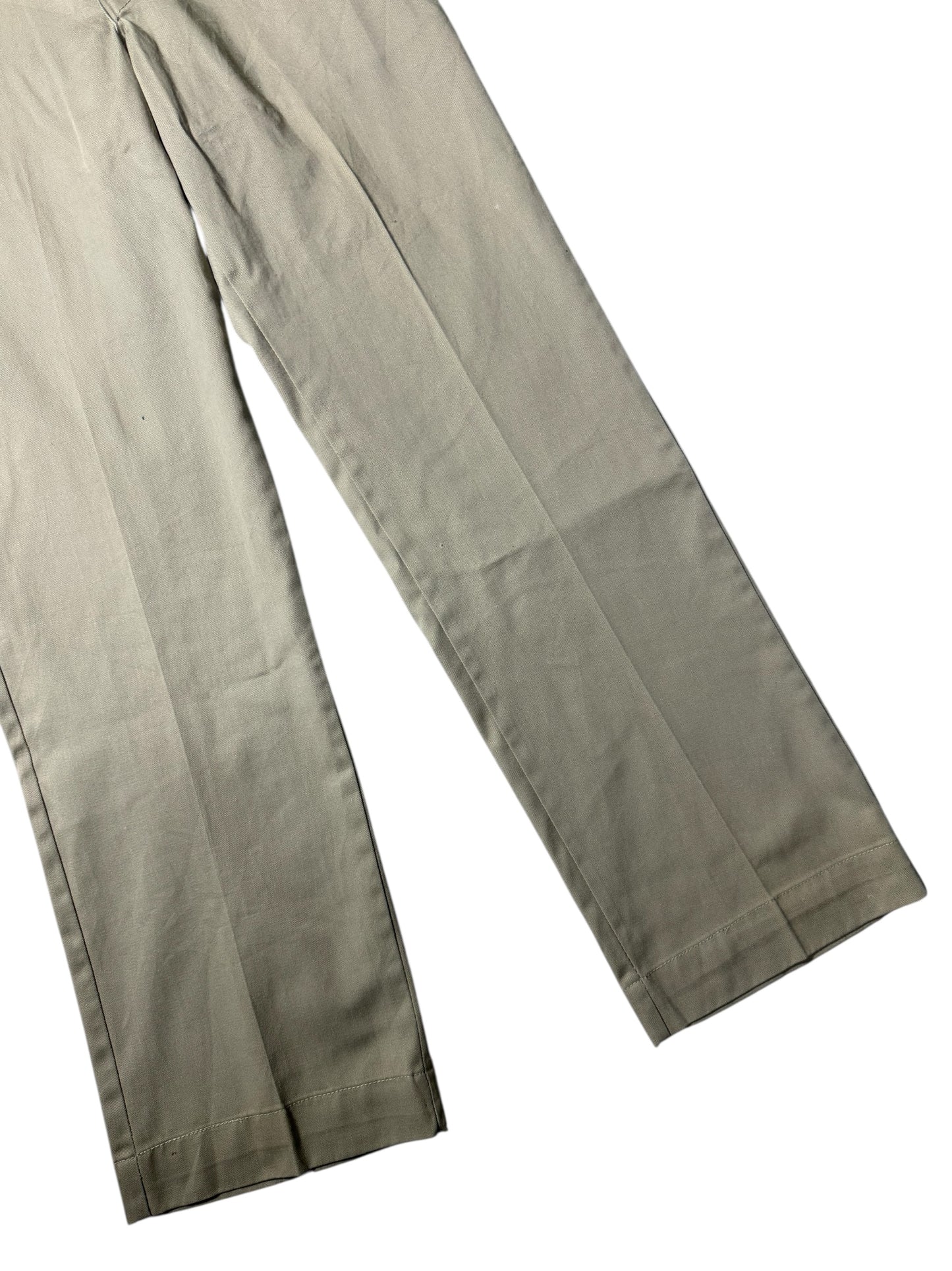 Vintage 1960s-70s Freemans Co. Rayon Blend Trousers Khaki Pants