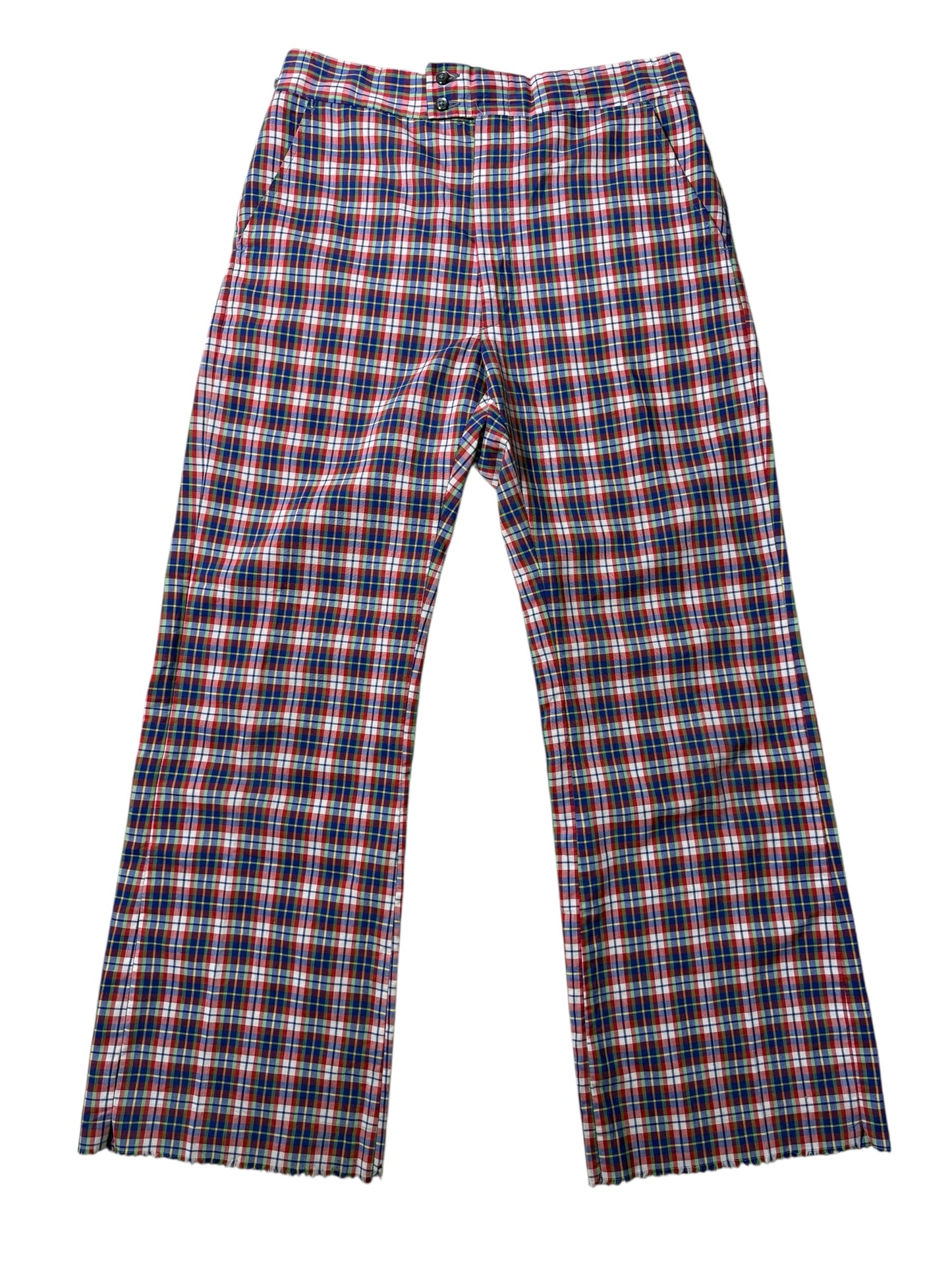 Vintage 1970s-80s Haggar Sports Plaid Trousers