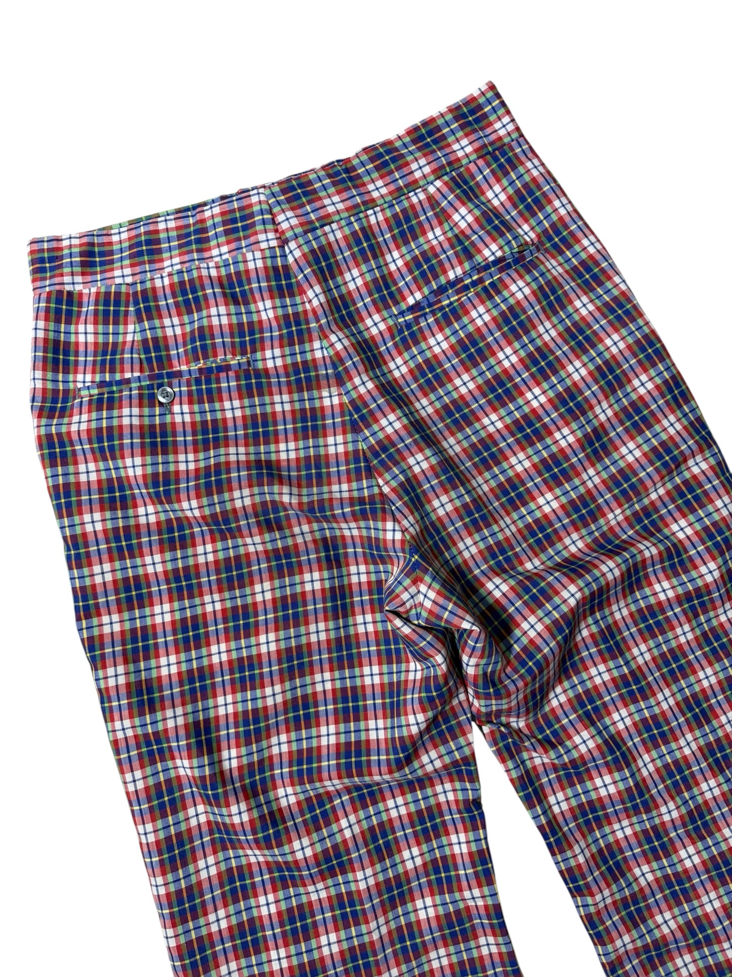 Vintage 1970s-80s Haggar Sports Plaid Trousers
