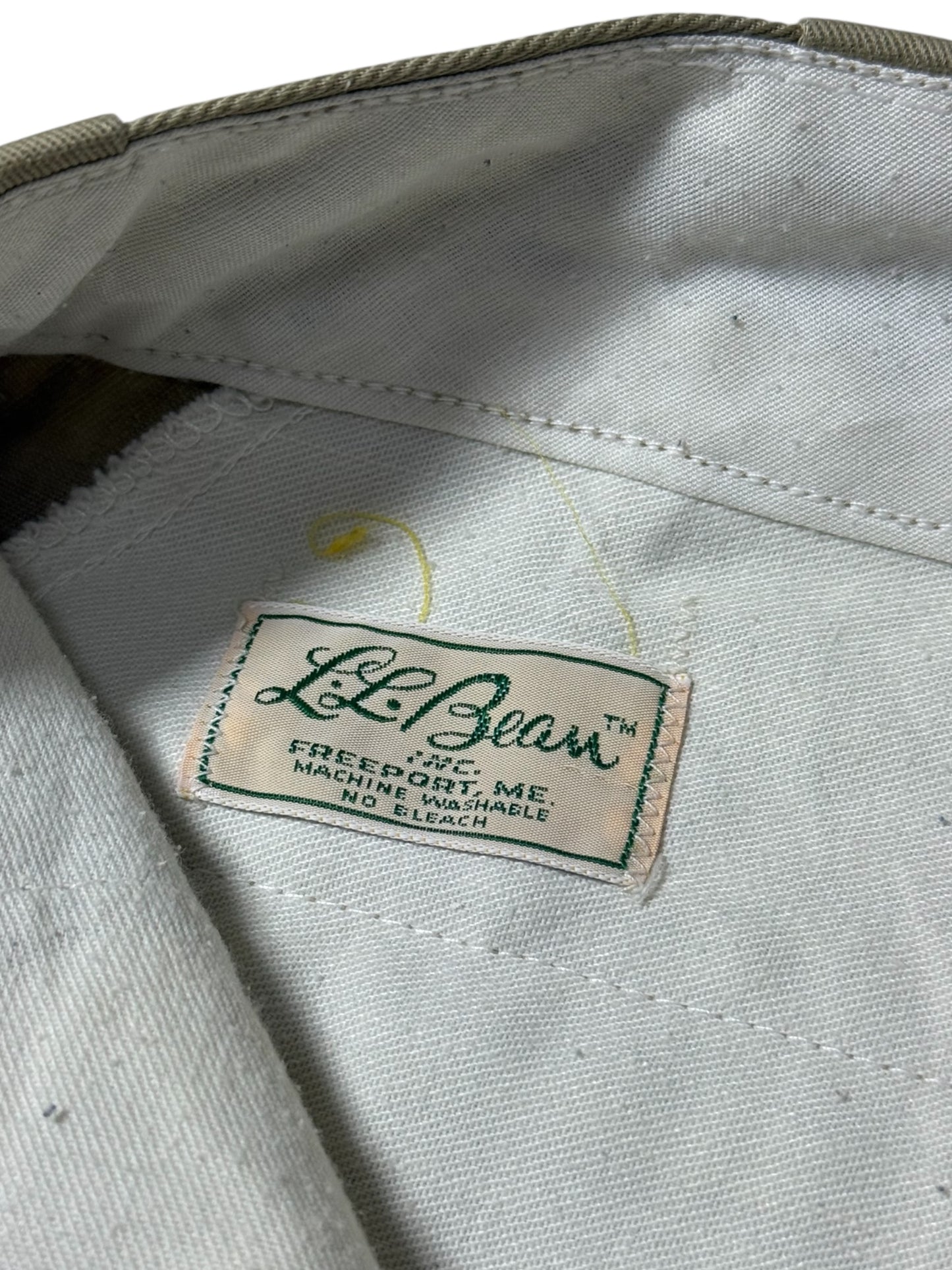 Vintage 1970s L.L. Bean Khaki Work Trousers