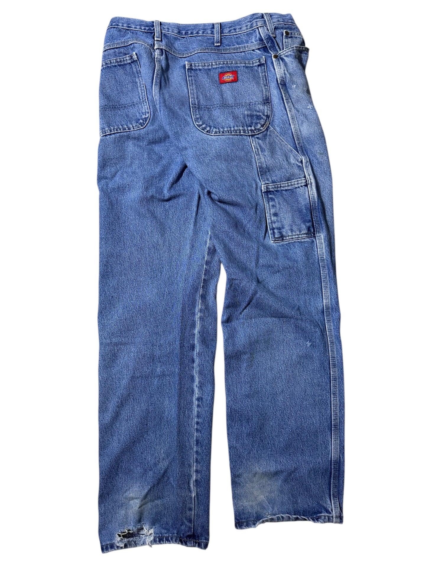 Dickies Denim Carpenter Jeans Distressed Workwear