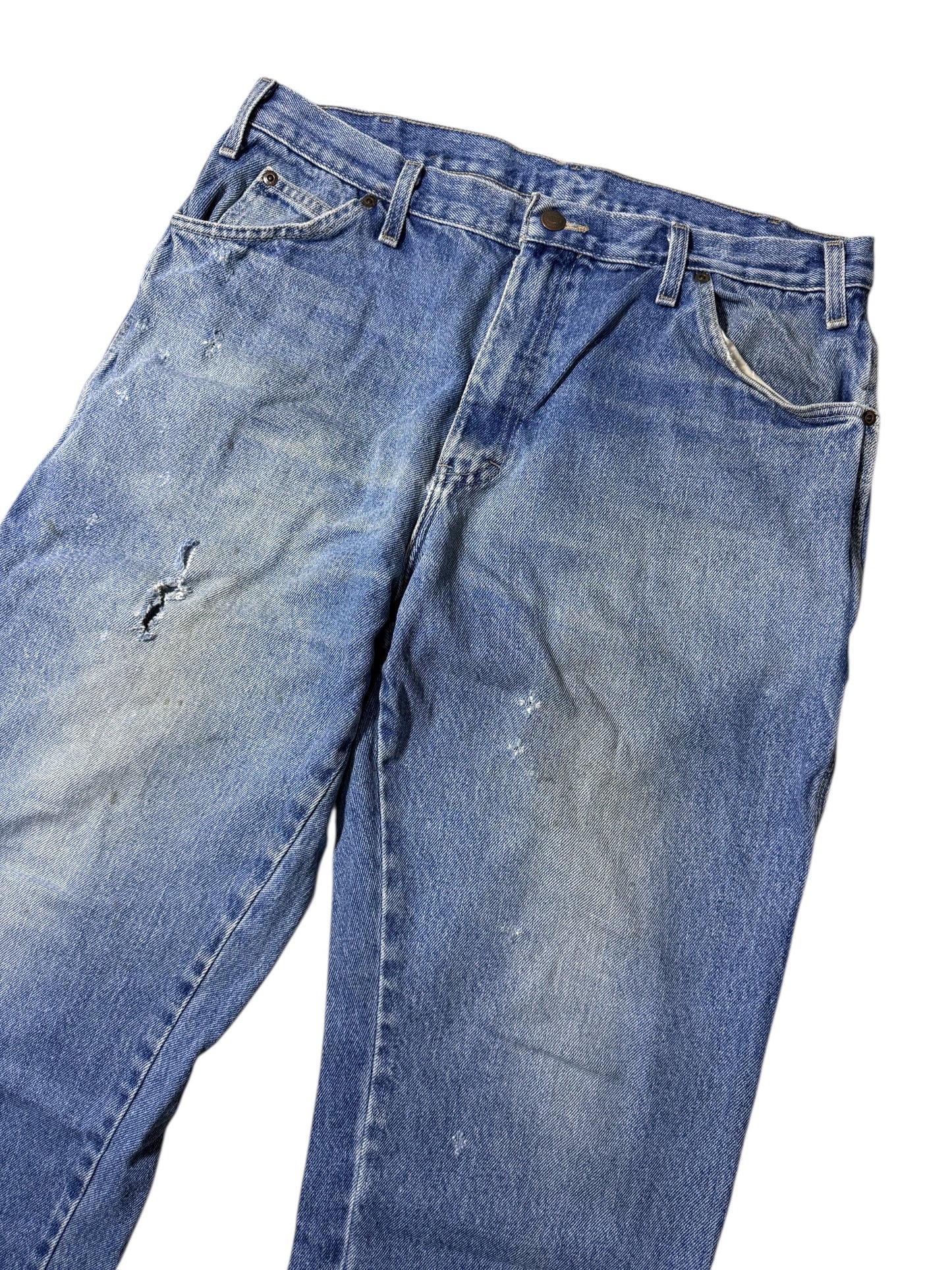 Dickies Denim Carpenter Jeans Distressed Workwear